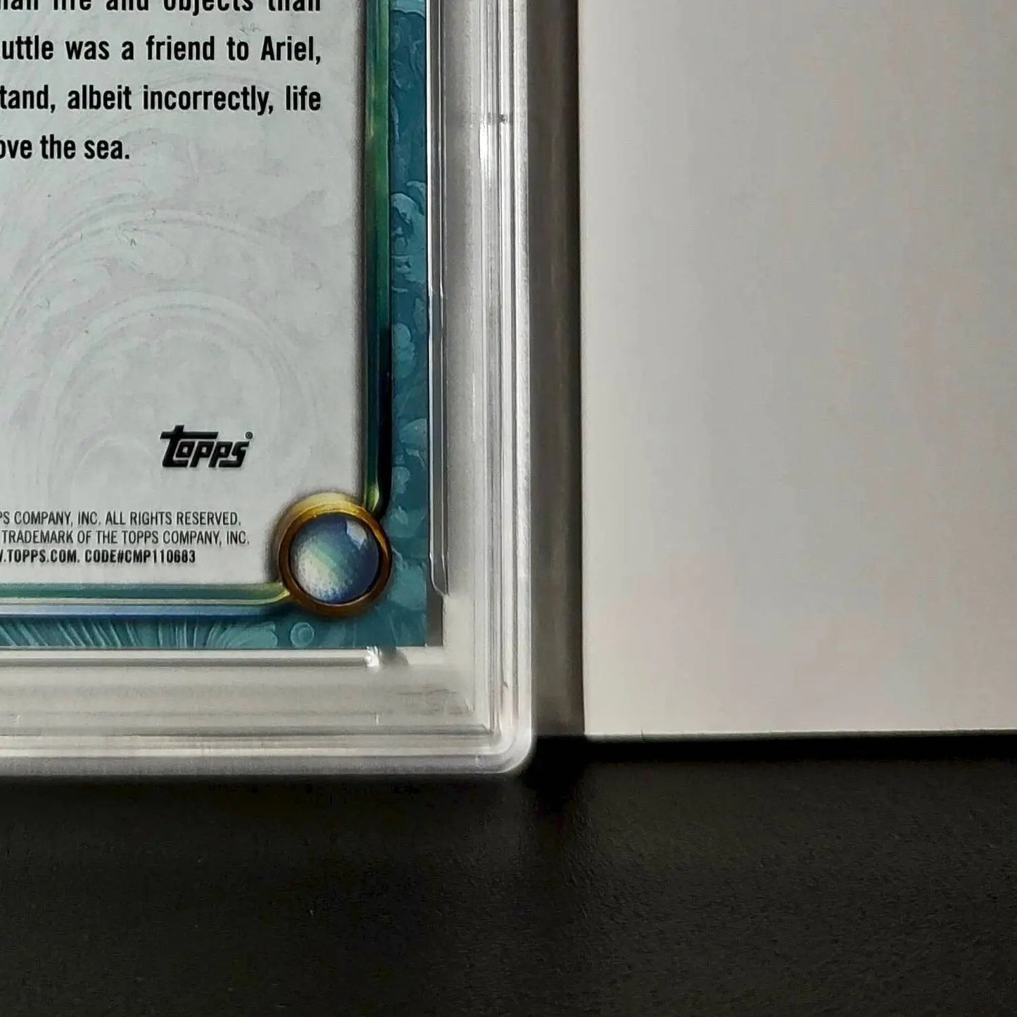Scuttle 2025 Topps Disney Wonder #123 Diamond Card The Little Mermaid PSA 8 - Non-Sports Card Single