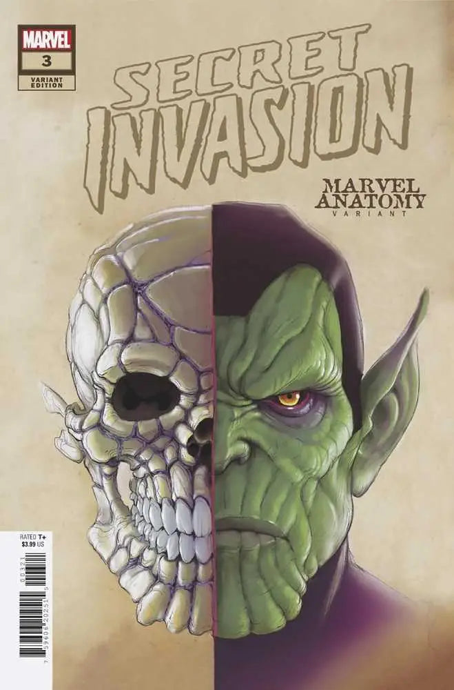 Secret Invasion #3 (Of 5) Marvel Anatomy Lobe Variant - Comic Book