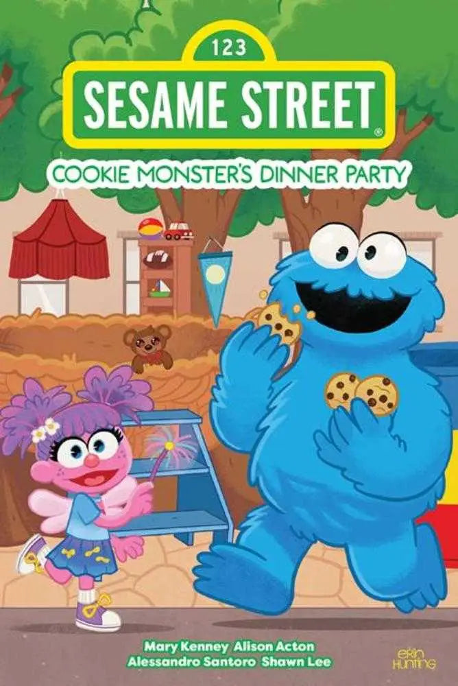 Sesame Street Cookie Monsters Dinner Party Hardcover - Entertainment Memorabilia