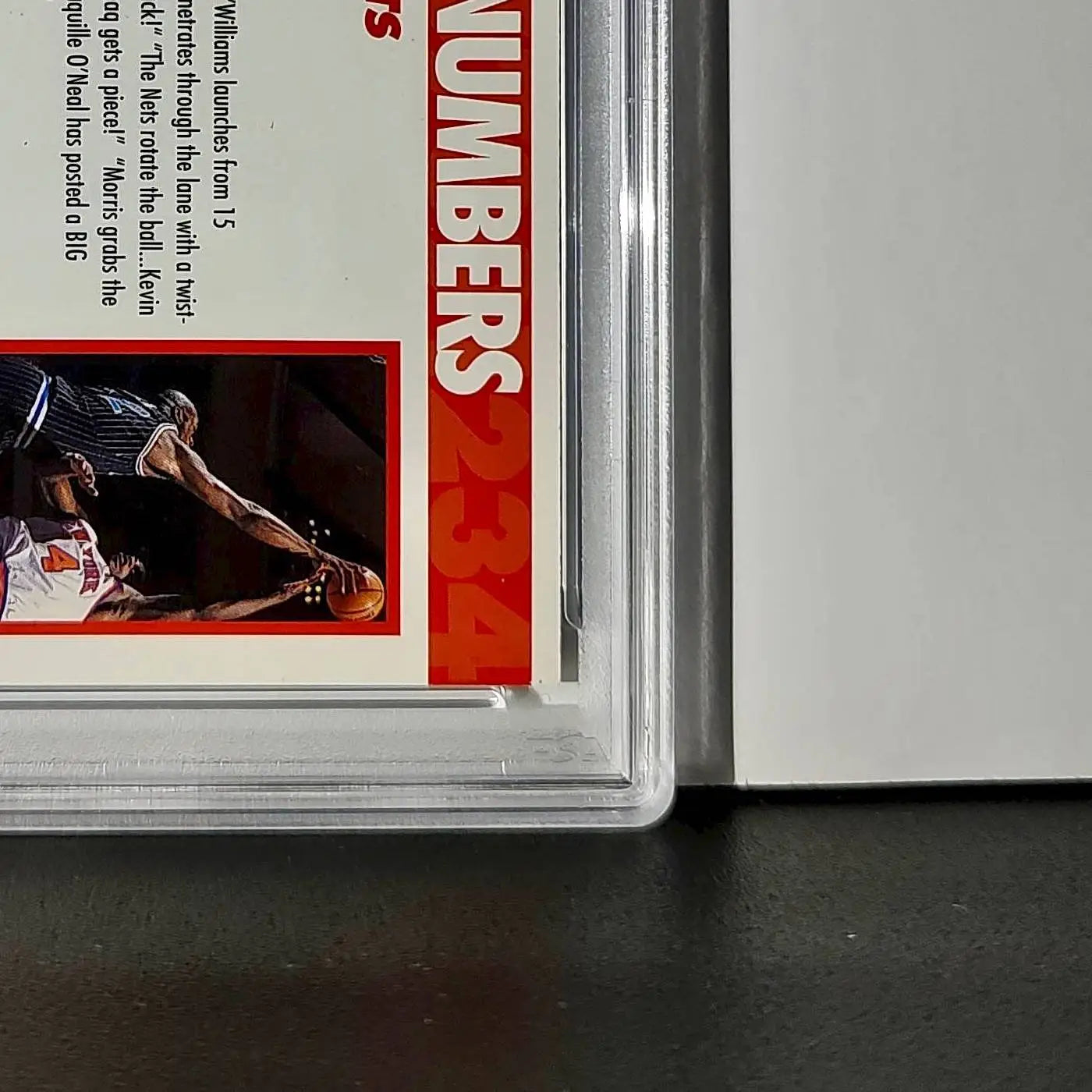 Shaquille O’Neal 1994 NBA Hoops Big Numbers #BN5 Rainbow PSA 6 EX-MT