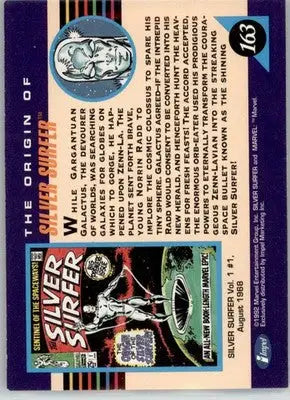 Silver Surfer - 1992 Impel Marvel Universe - NM - #163 - Marvel Card Single