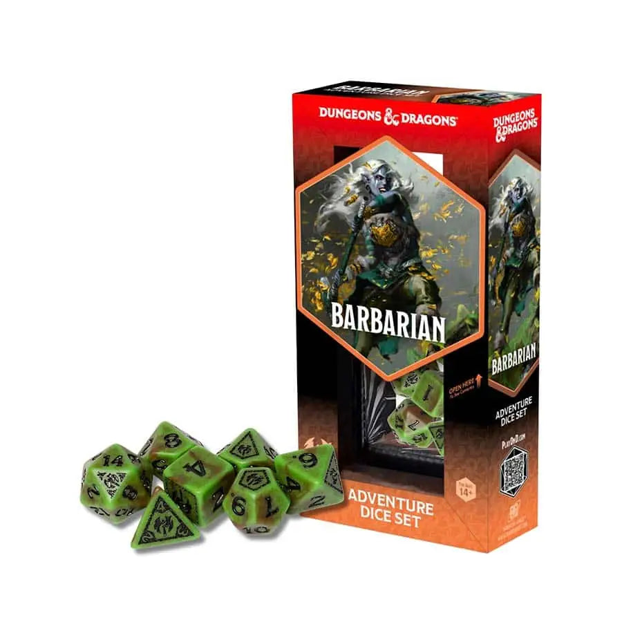 Sirius Dice: D&D Adventure Dice Set - Barbarian - General Merchandise