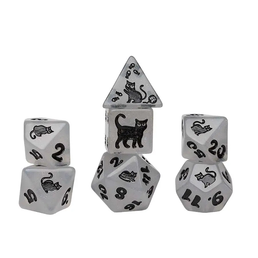 Sirius Dice Polyhedral 7-Die Set: Animal Dice - Shimmerpaw - General Merchandise