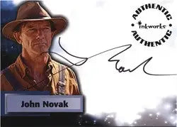 Smallville Season 6 A52 John Novak Autograph Card - Non-Sports Card Single