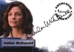 Smallville Season 6 A53 Amber McDonald Autograph Card - Non-Sports Card Single