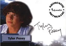 Smallville Season 6 A54 Tyler Posey Autograph Card - Entertainment Card Single