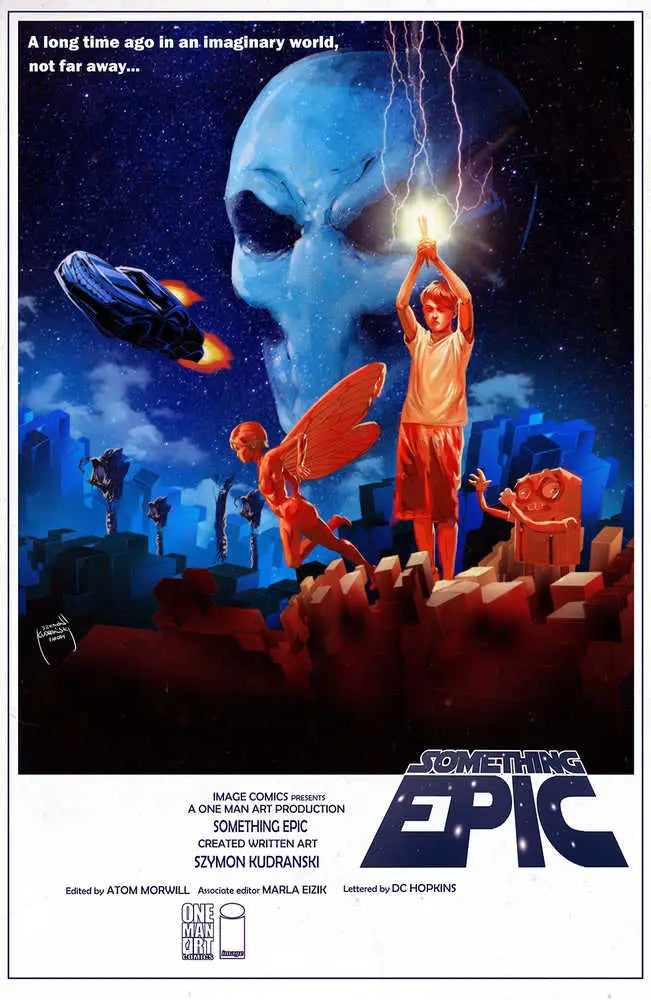 Movie poster artwork for Epic featuring a glowing figure, ideal for trading cards