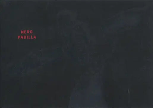 Dark rectangular chase card featuring red NERO PADILLA text from Sons of Anarchy