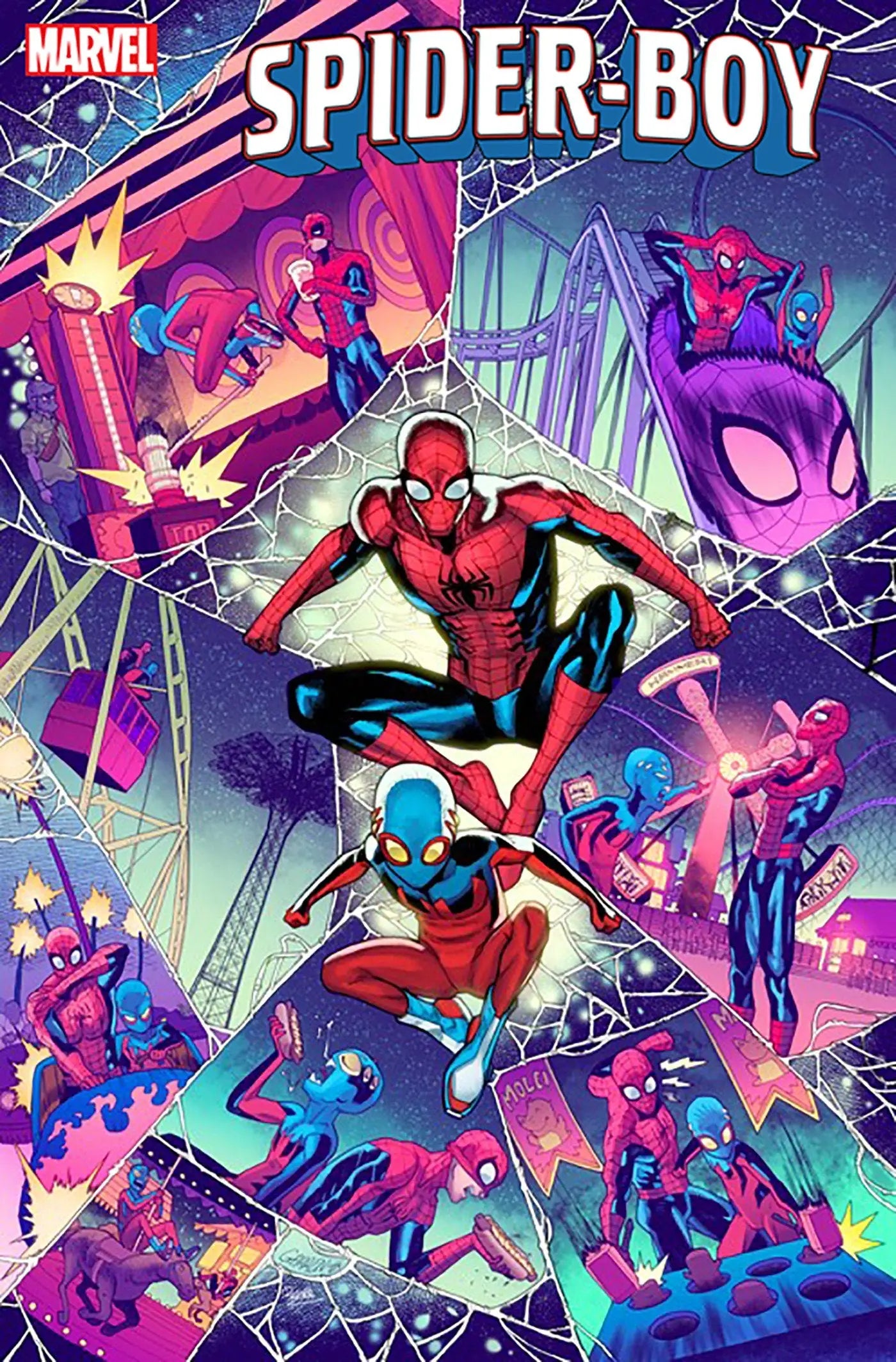 Spider-Boy comic book cover featuring Javier Garron Variant art for Spider-Boy #15