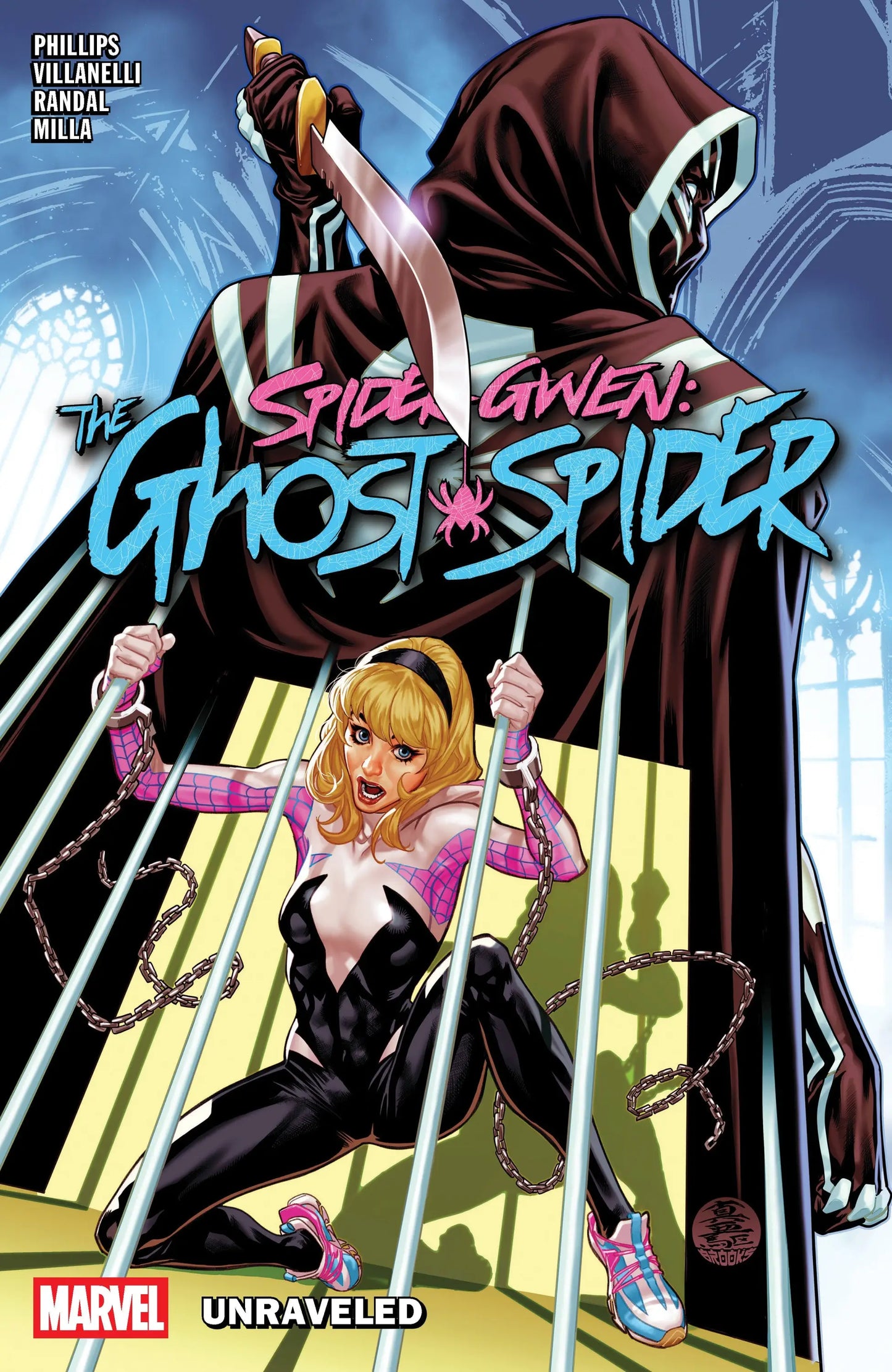 Comic book cover of Spider-Gwen Ghost-Spider Volume from the Marvel Universe
