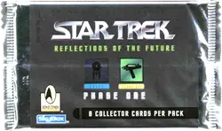 Unopened Star Trek trading cards pack for 30 Years Phase 1 collector set