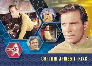 Star Trek 35th Anniversary Promo Card P1 - Entertainment Memorabilia