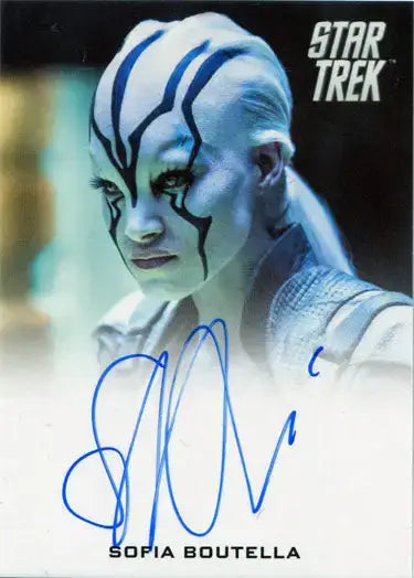 Star Trek Beyond Autograph Card Sofia Boutella as Jaylah - Entertainment Memorabilia
