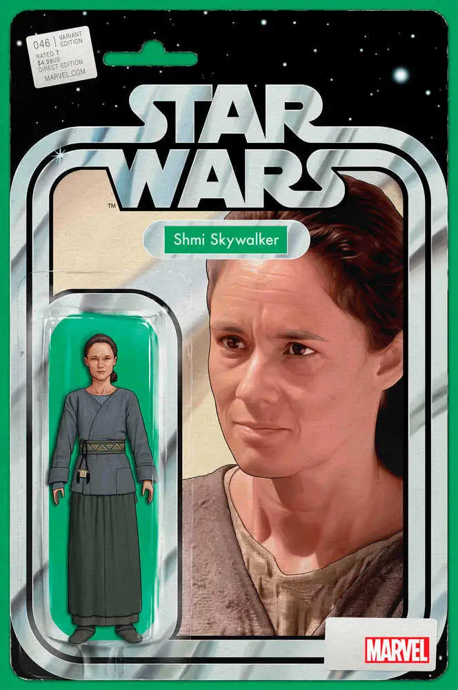 Star Wars #46 John Tyler Christopher Action Figure Variant in vintage-style packaging