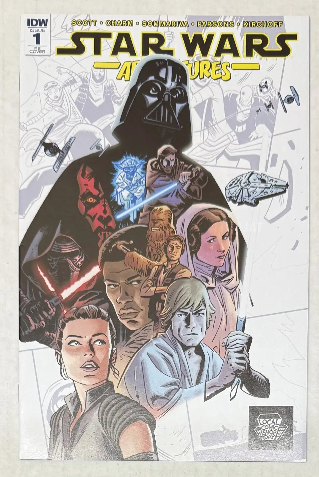 STAR WARS ADVENTURES 1 LCSD LOCAL COMIC SHOP DAY VARIANT 2017 NM - Comic Book