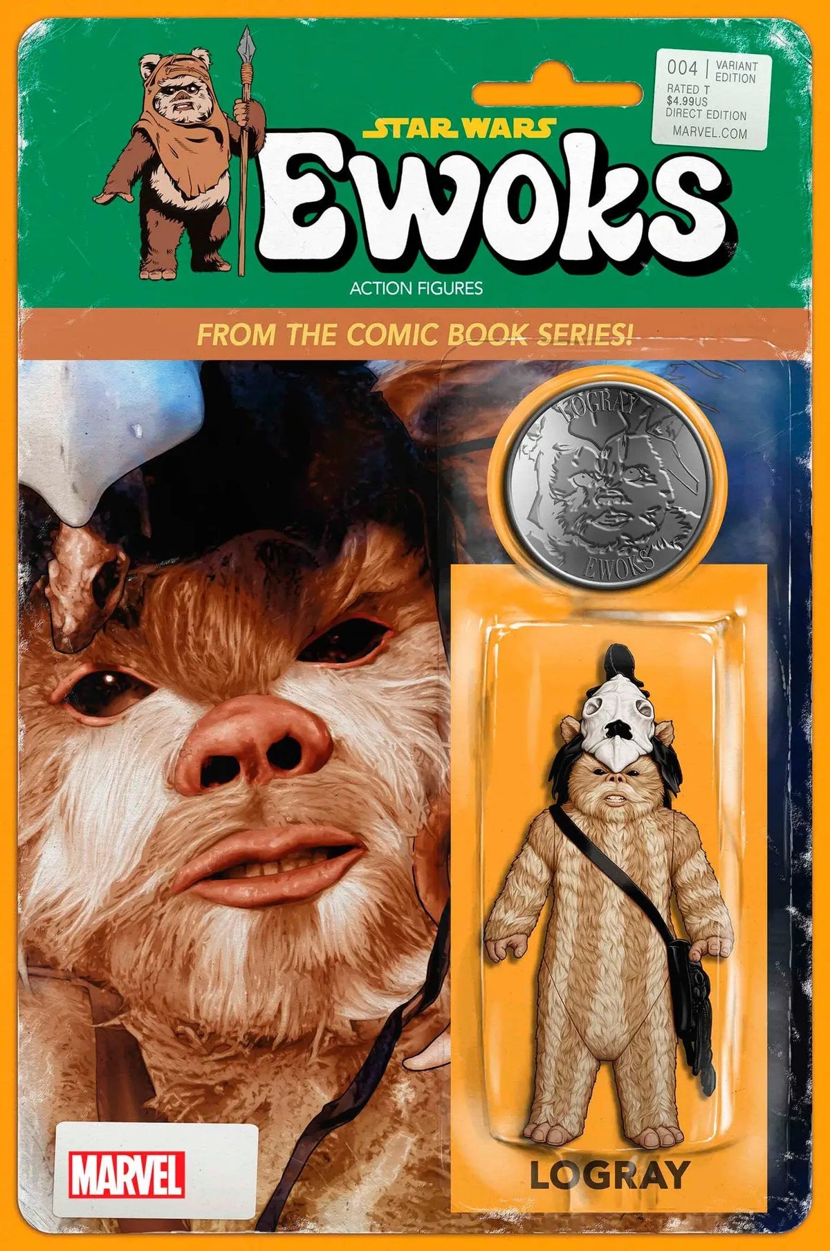 Star Wars: Ewoks #4 John Tyler Christopher Action Figure Variant - Action Figure & Toy