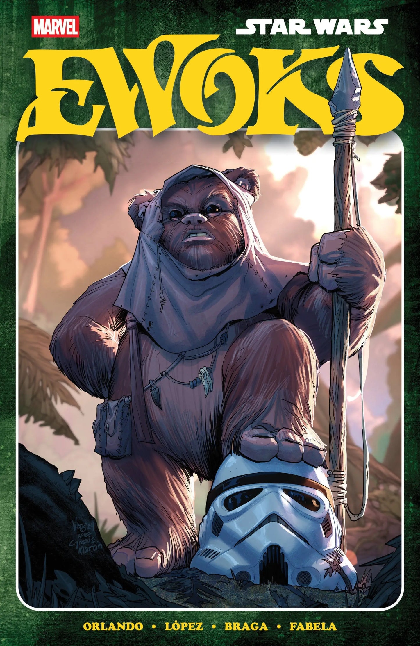 Star Wars Ewoks comic book cover featuring Ewok characters from the Star Wars universe