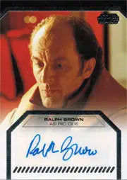 Autographed trading card of Ralph Brown as Ric Olie from Star Wars Galactic Files Series Two