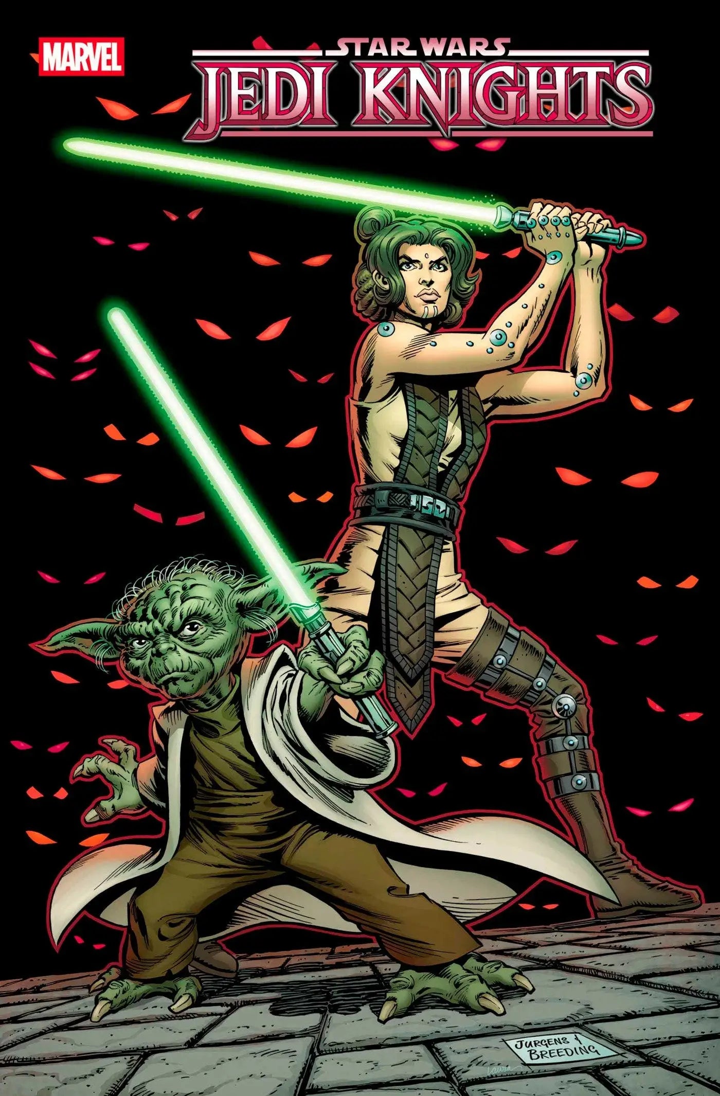 Star Wars Jedi Knights comic book cover from Star Wars Jedi series featuring classic homage variant