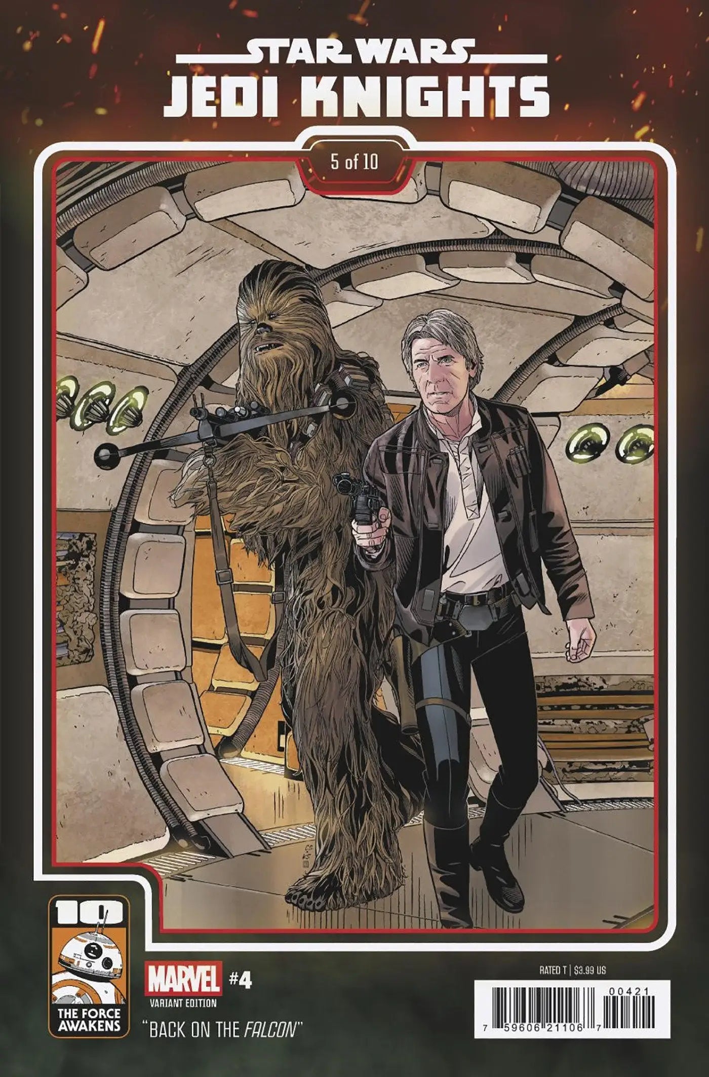 Star Wars Jedi Knights comic book featuring Chris Sprouse art for The Force Awakens anniversary