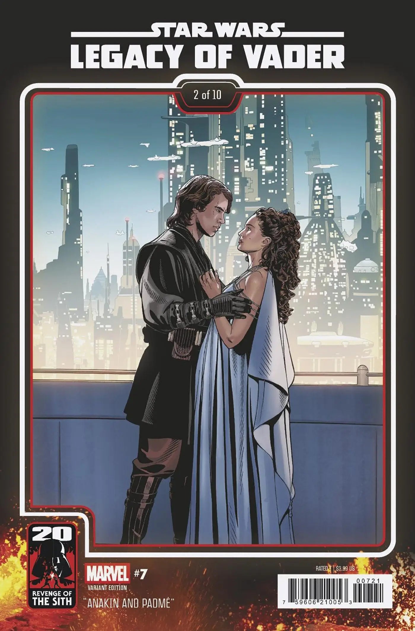 Star Wars: Legacy Of Vader #7 Chris Sprouse Revenge Of The Sith 20th Anniversary Variant - Back Issues