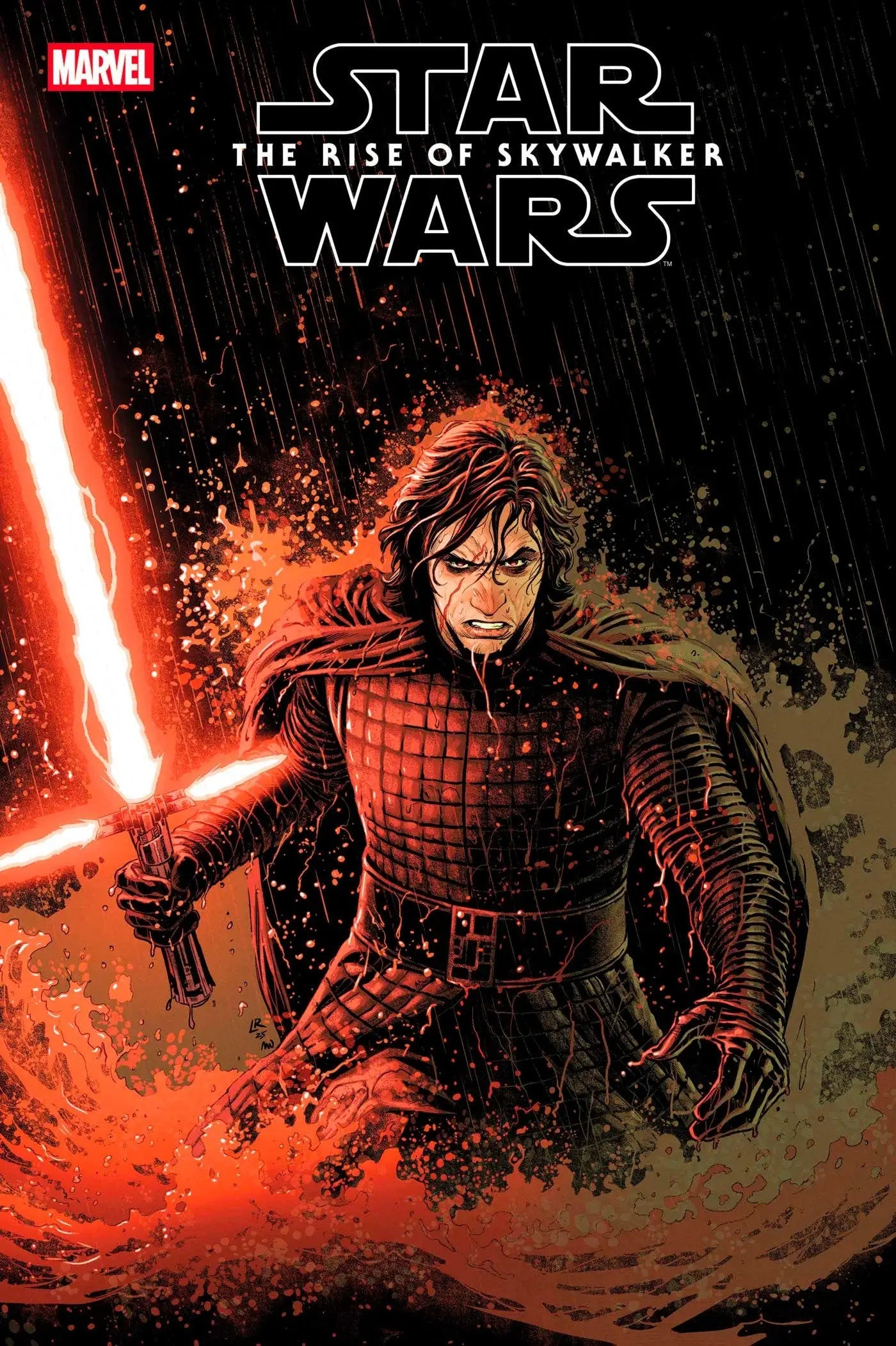 Star Wars comic book cover featuring Luke Ross Variant art from Star Wars The Rise Of Skywalker Adaptation #4