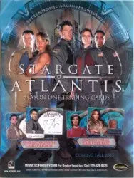 DVD or Blu-ray cover for Stargate Atlantis Season 1 featured on sell sheet