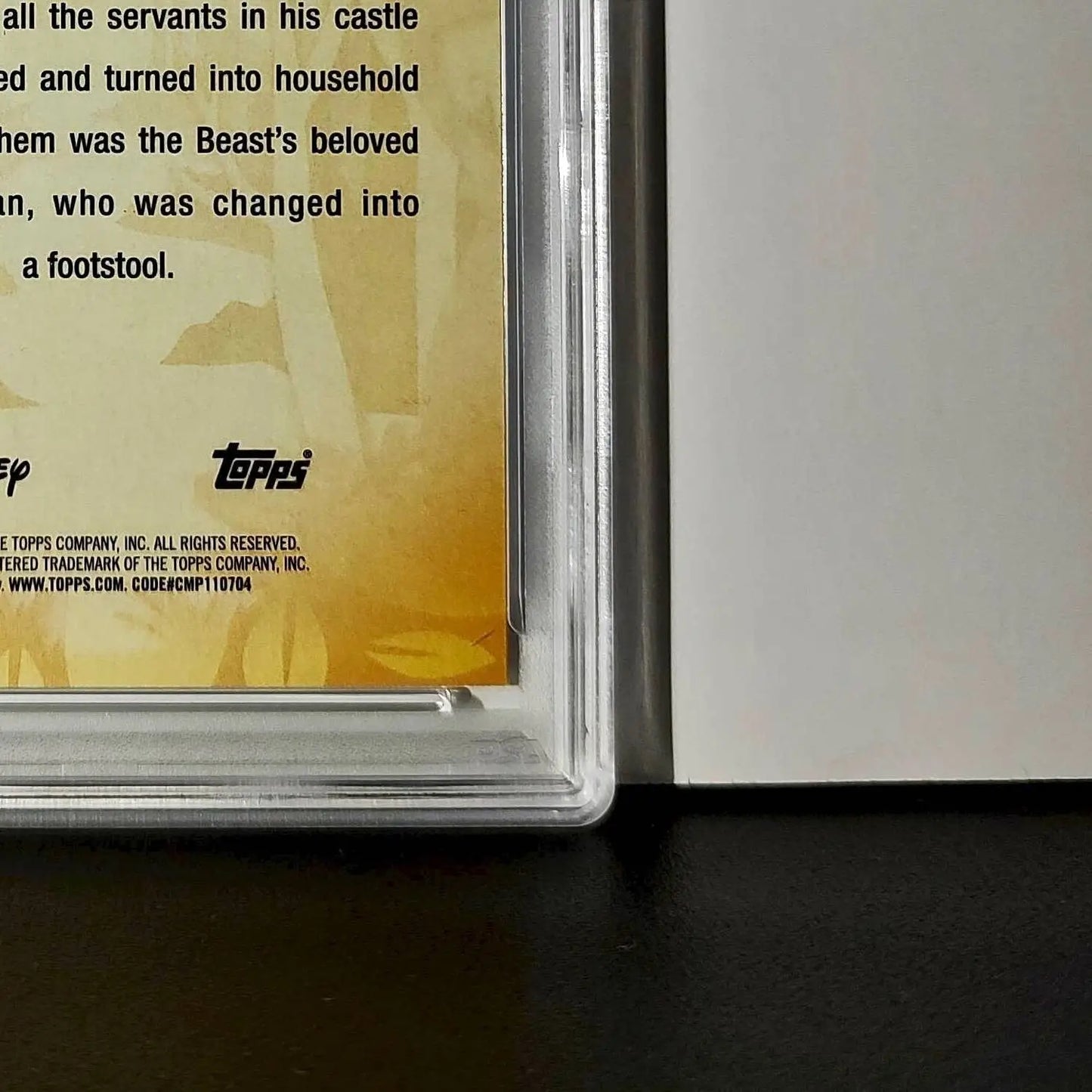Sultan 2025 Topps Disney #FF-11 Furry Friends Beauty and the Beast PSA 10 GM - Non-Sports Card Single
