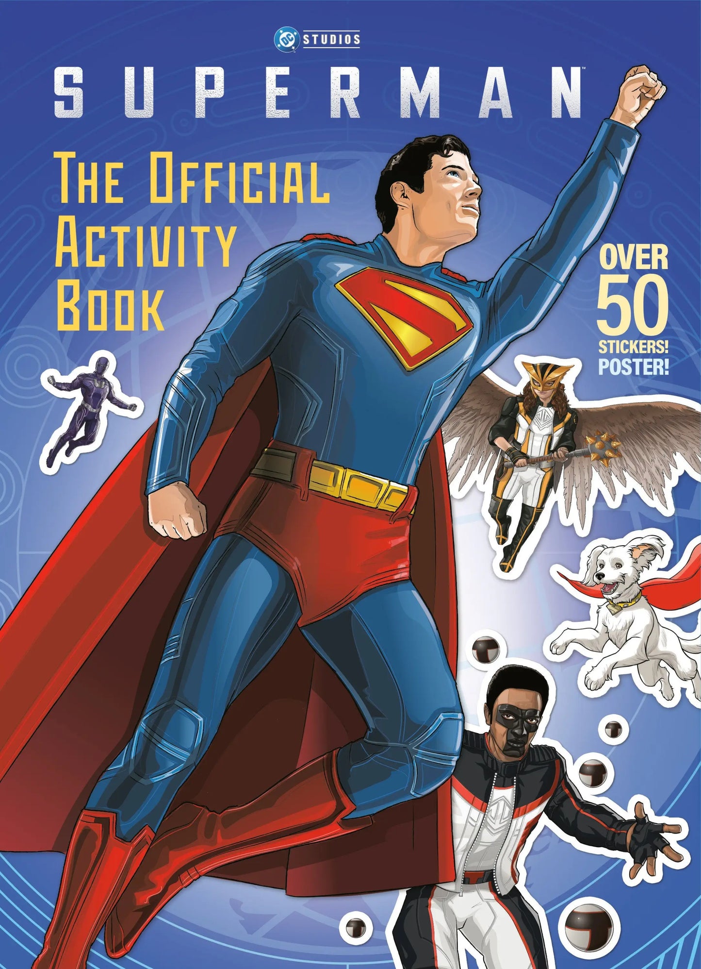 Superman official activity book for kids featuring puzzles and coloring pages