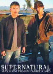 Supernatural Season One SN-T promo card set for collectible trading card display