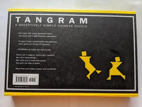 Tangram puzzle box from ancient Chinese puzzles collection by Michael Schuyt and Joost Elffers