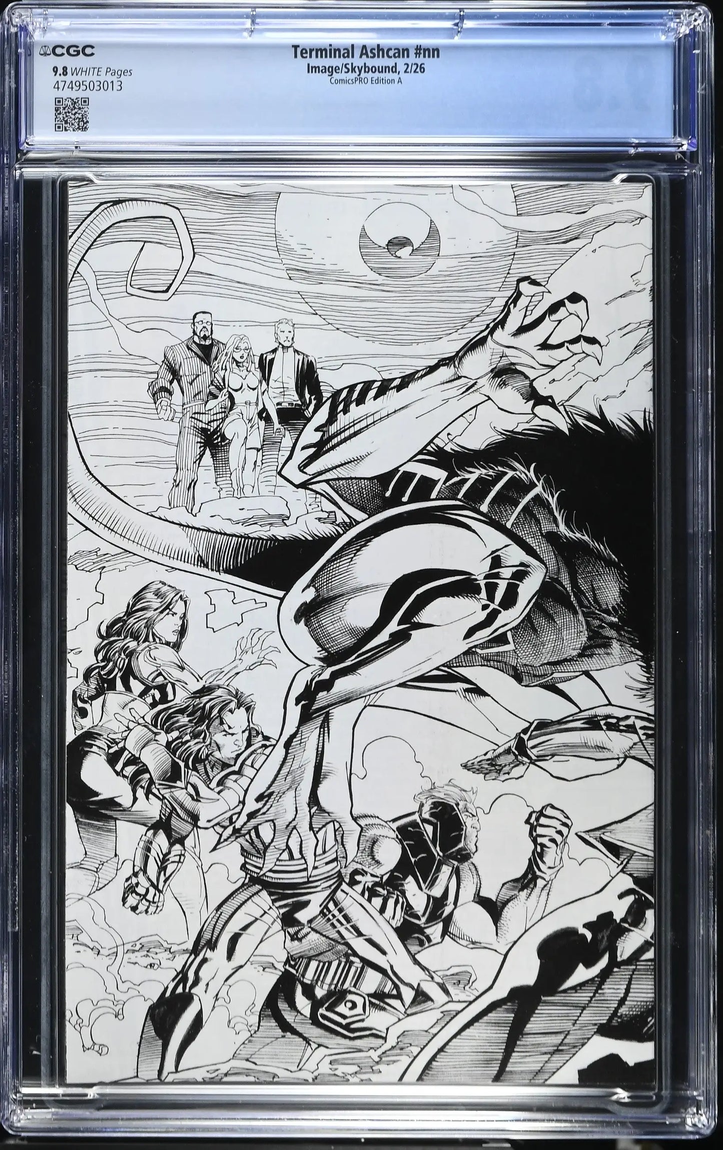 Terminal #1 Ashcan Andy Kubert Wraparound ComicsPRO Cover A CGC 9.8 - Comic Book