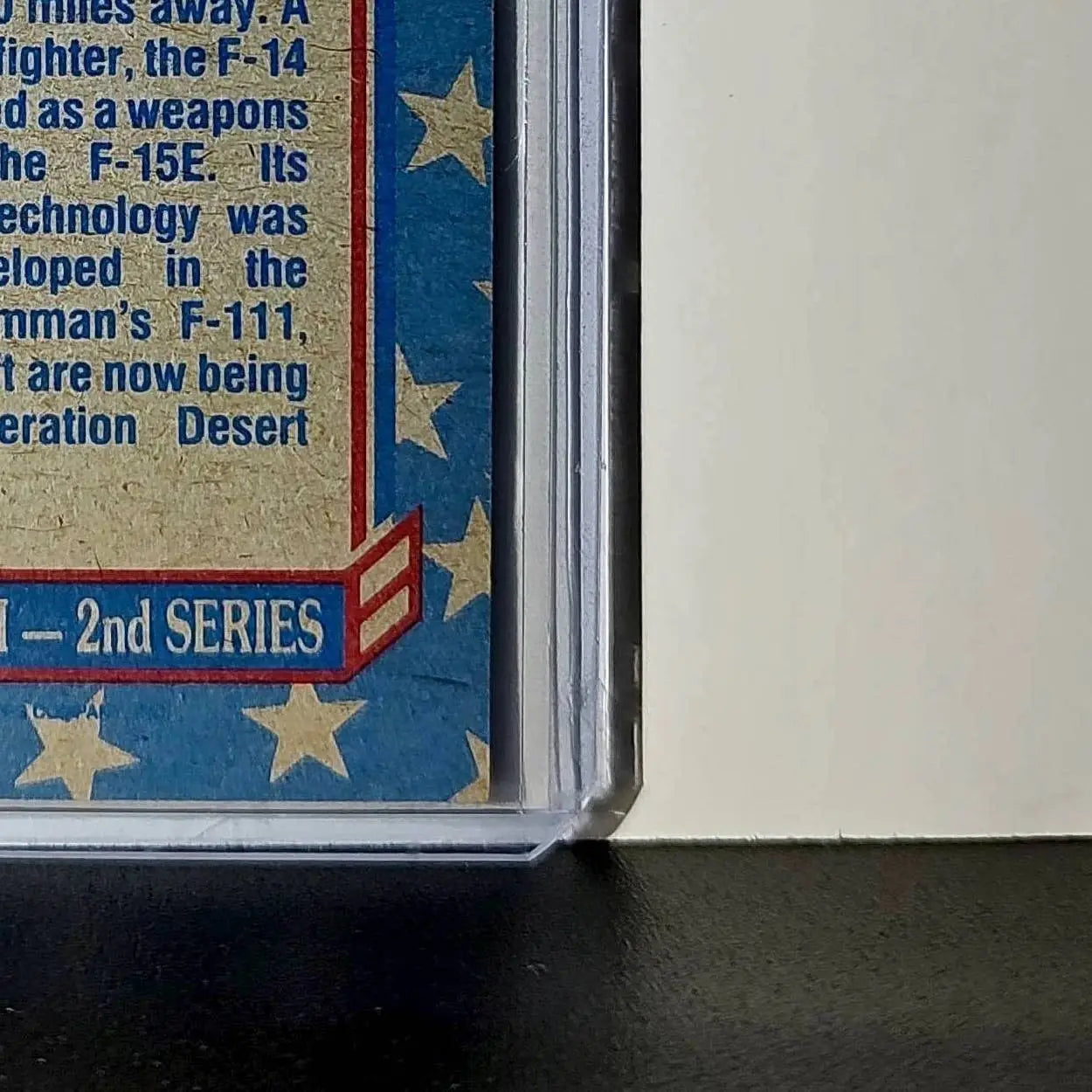 The Agile F-14 1991 Topps Desert Storm #114 Card - Other