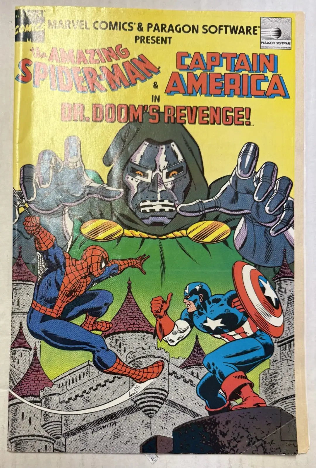 The Amazing Spider-Man & Captain America in Dr. Doom’s Revenge (PC 1988) - Entertainment Memorabilia
