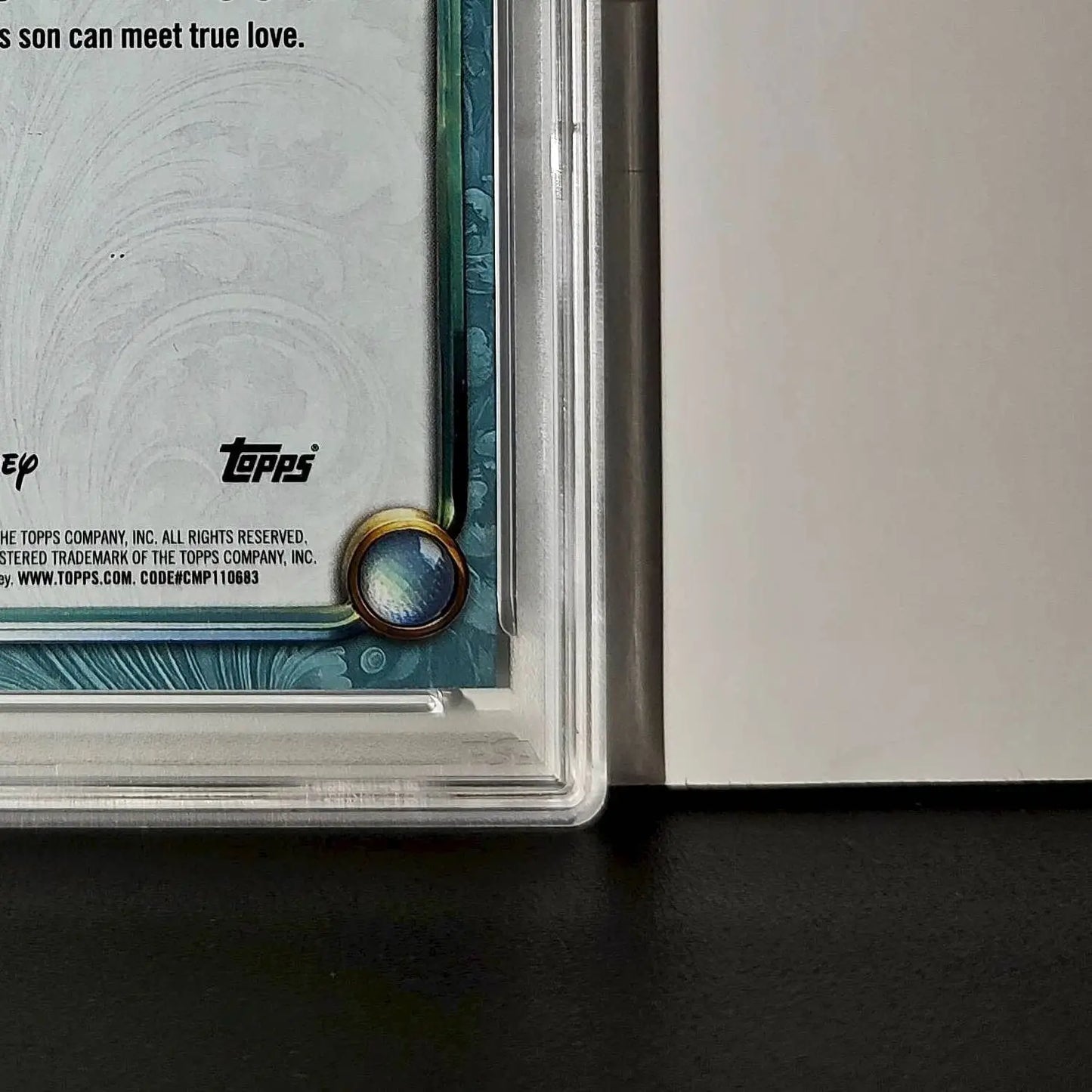 The King 2025 Topps Disney Wonder #112 Diamond Card Cinderella PSA 9 - Non-Sports Card Single