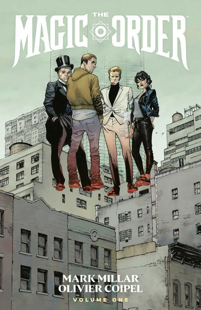 Comic book cover of The Magic Order Volume 1, a bestselling dark fantasy thriller