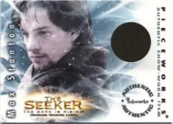 Trading card featuring a man in a dark coat for The Seeker Pieceworks Costume Card