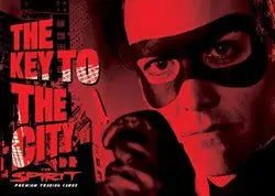 Close-up of a masked person on a red background for The Spirit Movie case loader