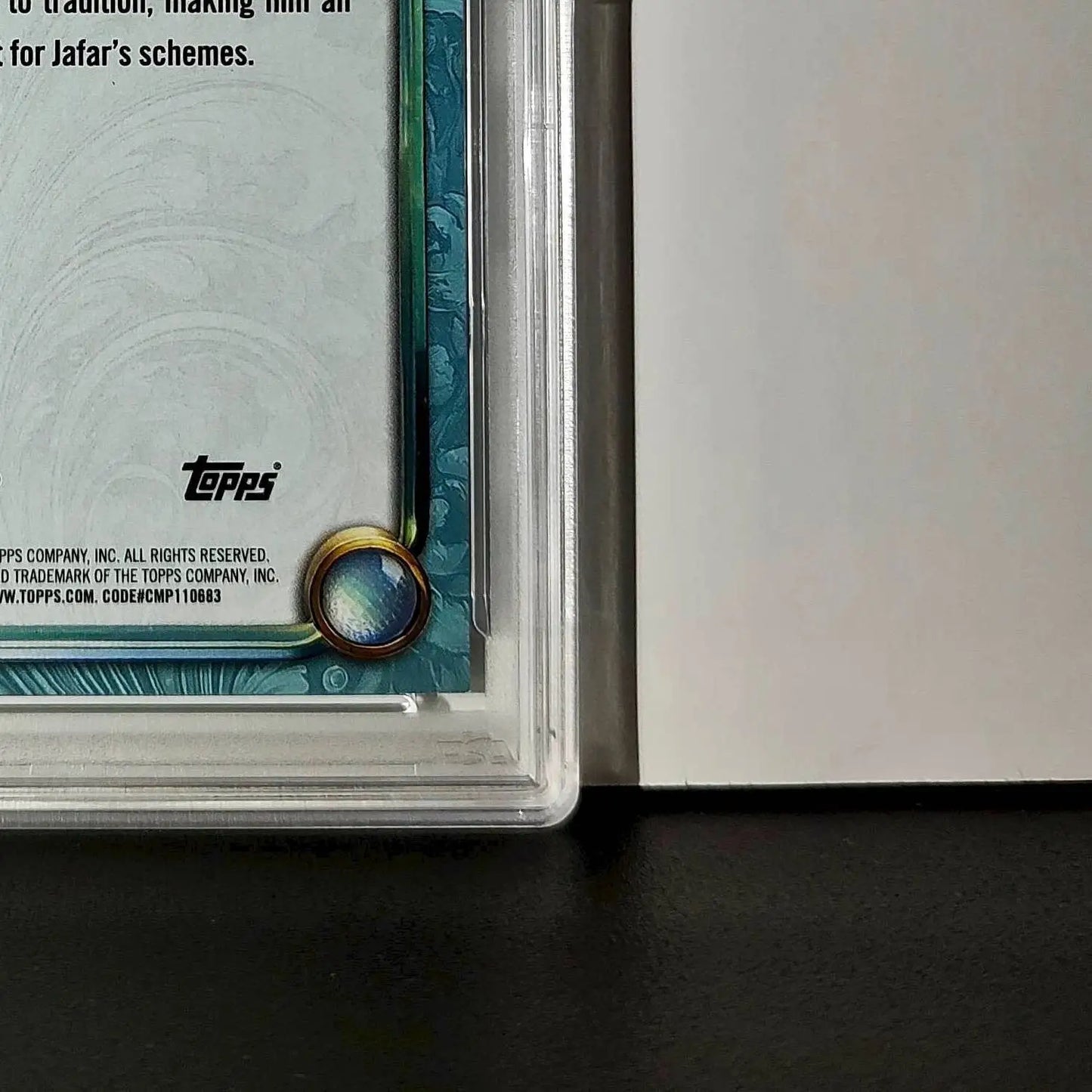 The Sultan 2025 Topps Disney Wonder #132 Diamond Card Alladin PSA 8 - Non-Sports Card Single
