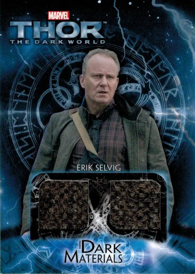 Thor Dark World DM-6 Costume Memorabilia Card of Stellan Skarsgard as Erik Selvig
