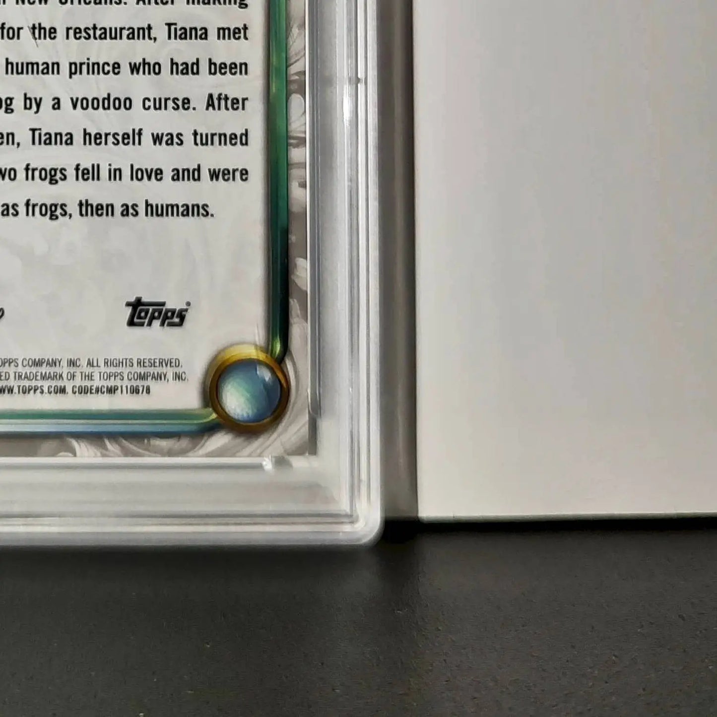 Tiana 2025 Topps Disney #70 Winter Variant Card The Princess and the Frog PSA 8 - Non-Sports Card Single