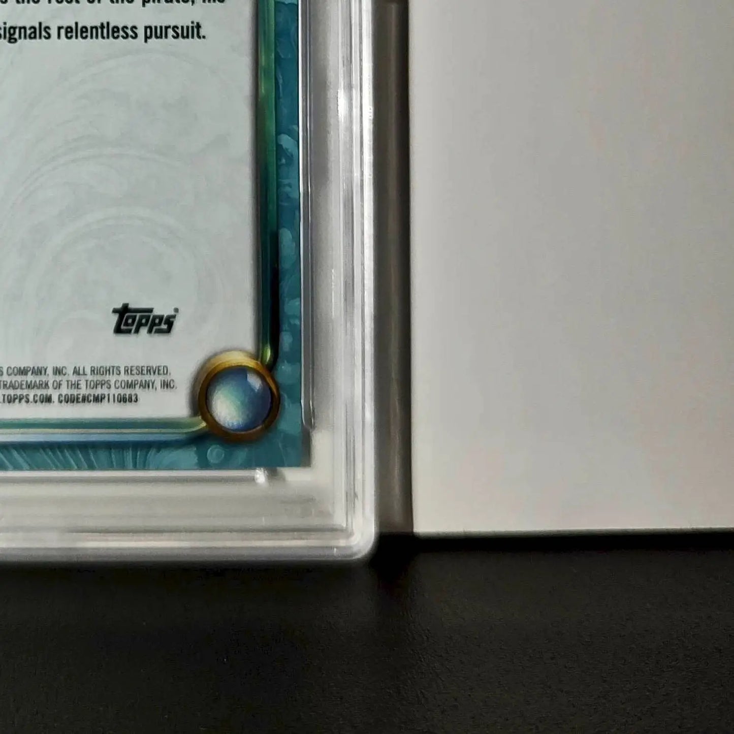 Tick-Tock 2025 Topps Disney Wonder #119 Diamond Card Peter Pan PSA 9 - Non-Sports Card Single