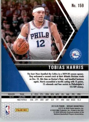 Tobias Harris - 2019-20 Panini Mosaic - #159 - Basketball - Basketball Card Single