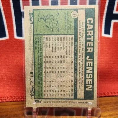 Topps 2026 Heritage Carter Jensen #199 RC Base Set Base Kansas City Royals MLB - Baseball Card Single