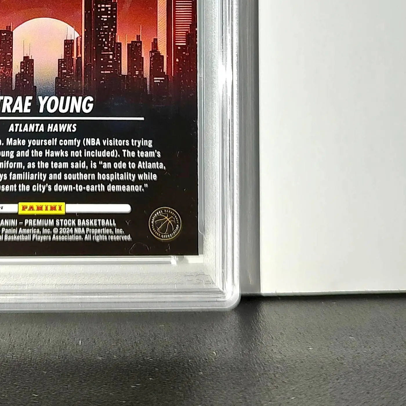 Trae Young 2023 Panini Hoops Premium City Edition #28 Disco Prizm PSA 10 Gem - Basketball Card Single