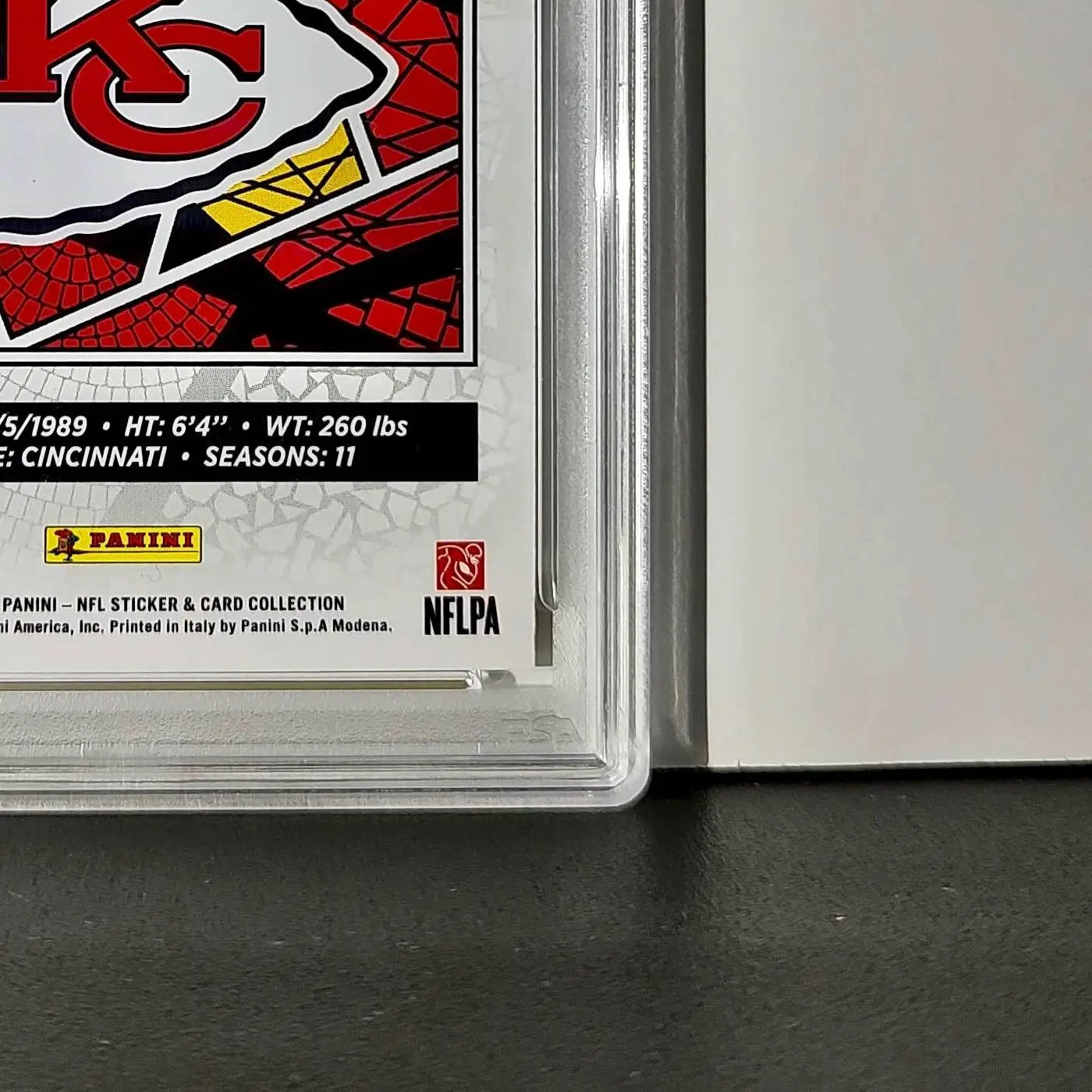 Travis Kelce 2024 Panini Sticker Collection 078/199 #1 Gold Foil PSA 9 Mint