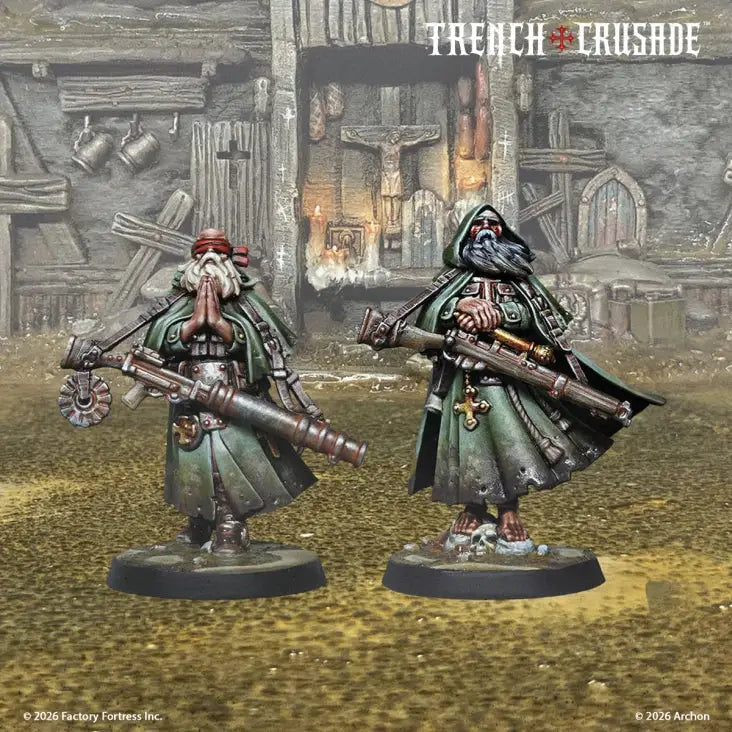 Trench Crusade: New Antioch - Sniper Priests - Miniatures - Trench Crusade