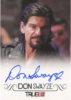 Autographed headshot of rugged Don Swayze for True Blood Autograph Card trading cards