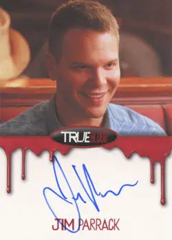 Autographed trading card of Jim Parrack as Hoyt Fortenberry from True Blood