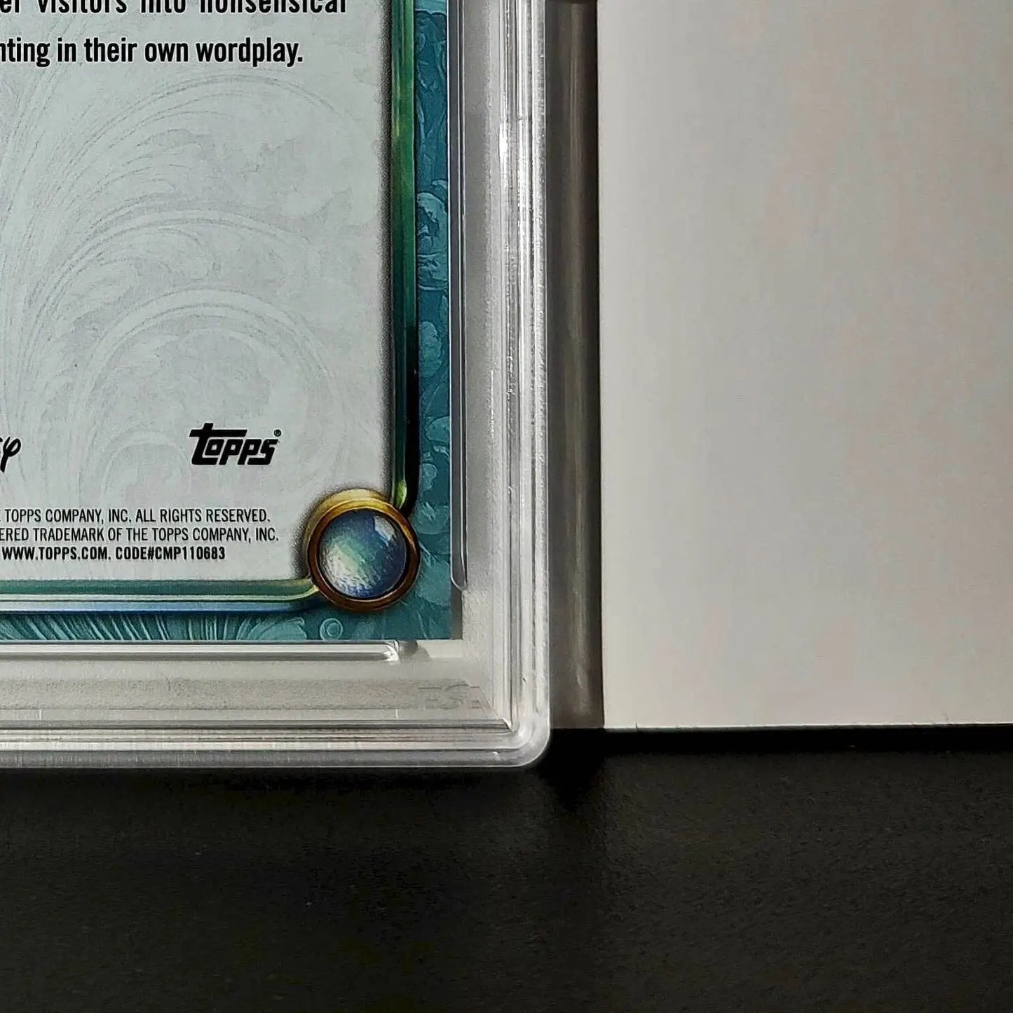 Tweedledum and Tweedledee 2025 Topps Disney #116 Diamond Card PSA 7 - Non-Sports Card Single